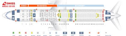 Seat Map Airbus A330 300 Swiss Airlines Best Seats In Plane