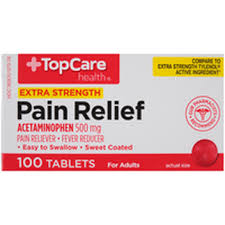 The normal retail price of acetaminophen childrens is $12.99 per 118, 118ml of 160mg/5ml bottle, but you can pay only $2.33 with the singlecare savings card to save with the. Topcare Pain Relief Extra Strength Tablets 50 Ct Instacart
