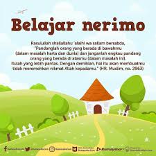 Belajar Nerimo Islamic Quotes Kutipan Pelajaran Hidup Belajar