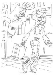 Robot coloring page from robots category. Robots Coloring Pages