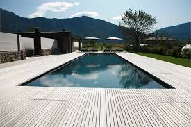 Black Swimming Pool 16m X 4m Timber Deck Edging Rectangle Swimming Pools Swimming Pool Decks Swimming Pools