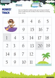 This article is on the ukg math worksheet (set a). Printable Numbers Math Olympiad Worksheets For Kids Of Ukg Monkey Track