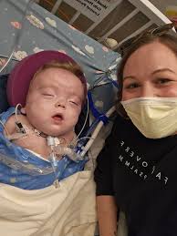 Proud mom of miracle boy Grayson