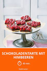 schokoladentarte mit himbeeren rezept himbeeren schokoladentarte himbeer rezepte