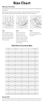 specific converse size chart for toddlers converse jack