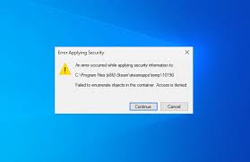 Fix If An Error Occurred While Applying Security Information To Windows 10 File Or Folder How To Apply Fails Denied
