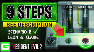 Blue, red, green, blue, red, green, blue, red and green (picture5).the trophy on which there is the code of the drug testing lab machine is no longer in the lounge, but on. Resident Evil 2 Remake Drug Testing Lab Scenario A 1st Run Leon And Claire Puzzle See Description Youtube