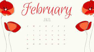 Download hundreds of free screensavers for windows pc! February 2021 Calendar Hd Wallpaper Calendar Wallpaper 2021 Calendar Calendar Printables