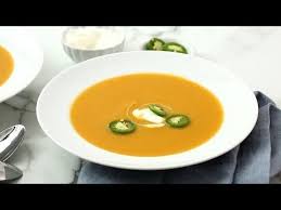 Apple Butternut Squash Soup Martha Stewart Youtube Butternut Squash Soup Butternut Squash Recipes Soup Squash Soup