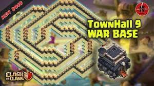 Th9 war base triton's features: Townhall 9 War Base New Th9 War Base 2018 Anti All Troops Clash Of Clans Youtube