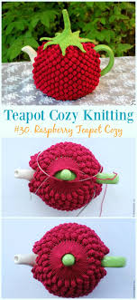 Free easy knitting patterns for cozies of all shapes and sizes. Teapot Cozy Free Knitting Patterns