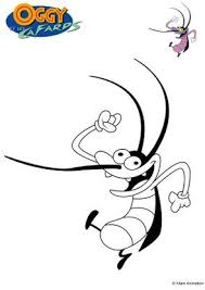 Coloriages de oggy et les cafards à imprimer. Joey Coloriage Dessin Anime Coloriage Dessin Anime