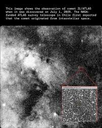 Opus Asset Strategies | 3I/ATLAS - 3rd KNOWN INTERSTELLAR OBJECT Comet 3I/ ATLAS is the third known object from outside our solar system to be discovered. This... | Instagram