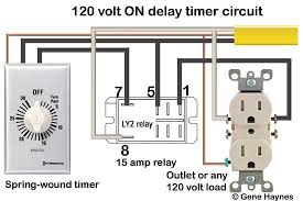 How To Wire Off Delay Timer Electrical Circuit Diagram Timer Diy Water