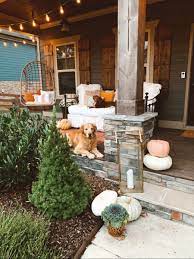 And here's the progress i've made: Boho Fall Porch Affordable Porch Decor Ideas Tips Yes Please