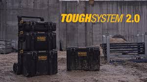 DEWALT TOUGHSYSTEM 25-1/2 in. Workshop Racking Storage System, Small Parts  Organizer and TOUGHSYSTEM 22 in. Medium Tool Box DWST08270W08300