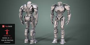 Gipsy Danger 3d Printing Model Assembly 3d Figurine Gipsy Danger Gipsy Dangerous