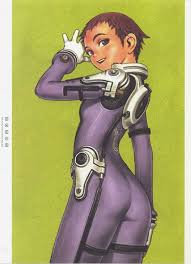 Range Murata Range Murata Purple Bodysuit Purple Eyes