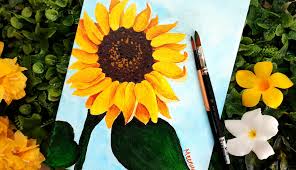 Free for commercial use no attribution required high quality images. Acrylic Painting Learn To Paint Beautiful Sunflowers Using Acrylic Paints Easy Painting Techniques Meenakshi Muthuraman Skillshare