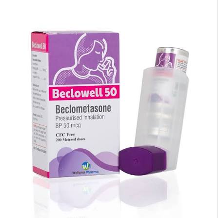 Beclomethasone 50mcg Inhalers at ₹ 50/piece | Beclomethasone Inhaler in Surat | ID: 2850864378388