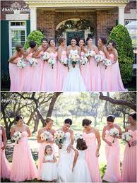 Full Length Chiffon Bridesmaid Dress Tbqp237a Sweetheart Bridesmaids Dresses Wedding Bridesmaid Dresses Pink Bridesmaid Dresses