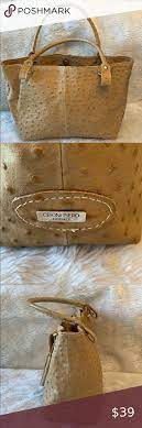 Cecconi Piero Firenze Ostrich Leather Handbag In 2020 Ostrich Leather Leather Handbags Handbag
