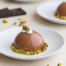 Interested in using silicone baking molds? Chocolate Pistachio Dome Recipe Baked By An Introvert
