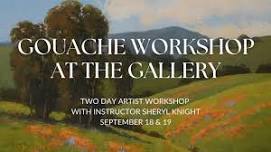 Gouache Workshop at The Gallery in Arroyo Grande