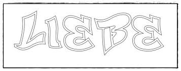 Kostenlose malvorlage malen nach zahlen: Malvorlagen I Love You Streetart Coloring And Malvorlagan