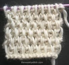 You can knit flat or in the round. Long Slip Stitch The Weekly Stitch