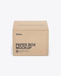 Download Kraft Box Mockup Half Side View In Box Mockups On Yellow Images Object Mockups Box Mockup Free Psd Mockups Templates Mockup Free Psd