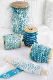 Un Noel Bleu Glacier Comme La Reine Des Neiges Ruban De Noel Ruban Tissu Noel Bleu