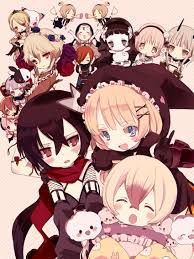 snow white, la pucelle, swim swim, nemurin, ruler, and 12 more (mahou  shoujo ikusei keikaku and 1 more) drawn by maruino | Danbooru