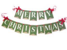 Merry Christmas Burlap Banner Christmas Mantle Decor Holiday Banner Christmas Banner Diy Christmas Banners Merry Christmas Banner