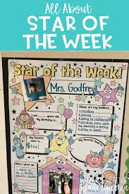 All About Star Of The Week One Kreative Kindergarten Star Of The Week Student Of The Week Star Students
