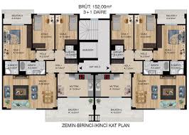 52,50 m2 c4 ti̇pi̇ brüt alan : Kirkpinar Villalari Unbay Insaat