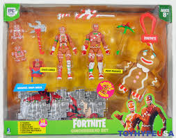 Battle royale that includes the skins and back blings from the double agent set. Jazwares Fortnite Gingerbread Set Target Exclusive Figure 2 Pack Review