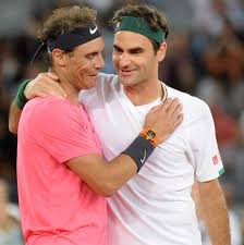 To answer the curious cat, she is the wife of reto staubli who is next to him on the left: Uncle Nadal Praised His Nephew And Federer For The Best In History