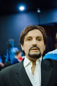 Fragments of the Exhibition in the Museum of Wax Figures in St. Petersburg  Editorial Stock Photo