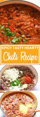 Chili Recipe Easy Spicy Stovetop Homemade Chilirecipe Dinner Beans Lowcarbrecipes Chili Recipes Delicious Beef Recipe Hearty Chili Recipe