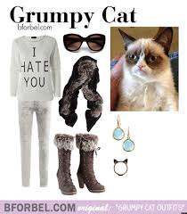 How To Dress Like Grumpy Cat Yes Really Grumpy Cat Grumpy Cat Costume Cat Clothes