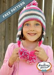 It comes with easy to follow written instructions and photo tutorial. Knitted Striped Ear Flap Hat Free Knitting Pattern