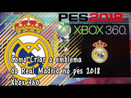 Cómo hacer el escudo del real madrid en pes fácil y rápido. Como Criar O Emblema Do Real Madrid Pes 2018 Xbox 360 Youtube