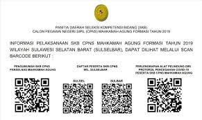 Maybe you would like to learn more about one of these? Informasi Pelaksanaan Seleksi Kompetensi Bidang Skb Cpns Mahkamah Agung Formasi Tahun 2019 Wilayah Sulawesi Selatan Dan Barat