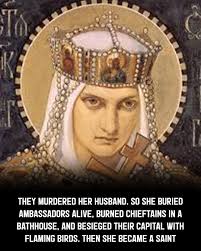 Saint of the Day: 11 July Saint Olga Queen of Ukraine (Kievan Rus) The  evangelization of Russia commenced with the preaching of Saint Cyril and  Saint Methodius in the south of the