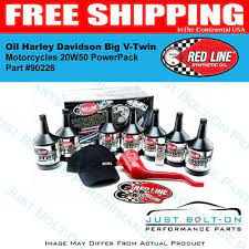 Red Line Oil Harley Davidson Big V Twin Motorcycles 20w50 Powerpack 90226 Ebay In 2021 Harley Davidson Performance Parts Harley