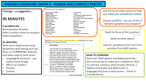 There are 40 marks for reading and 10 marks for writing available, which makes a total of 50 marks. Gcse Literature Paper 2 Overview Miss Ryan S Gcse English Media