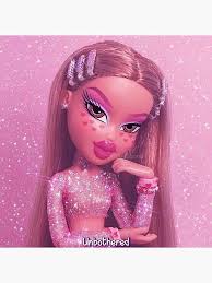 Follow me for more pins @sselfcarehun on ig. Unbothered Brat Doll Sticker By Glitteryhearts Redbubble Pink Tumblr Aesthetic Pastel Pink Aesthetic Pink Aesthetic