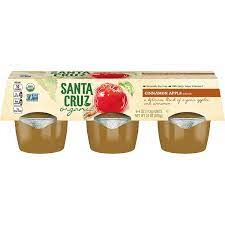 100% daily value vitamin c; Amazon Com Santa Cruz Organic Cinnamon Apple Sauce 6 4 Ounce Cups Pack Of 4 Fruit Sauces Everything Else
