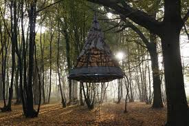 The flowerhouse flyingsaucer hanging lounge with stand offers a beautiful place to lounge, nap, or read in your home and out in your garden, deck, or. The Super Durable Sky Pod Tree Tent Can Support Up To 550 Pounds